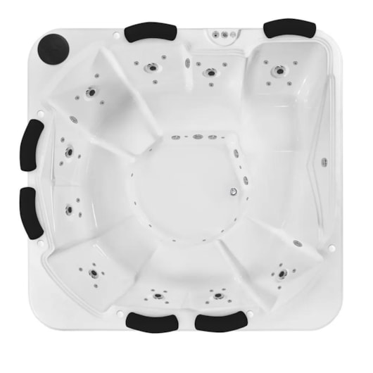 Ofurô De Acrílico 10 Pessoas Sirena 6 Premiere 221x221cm Astra - Imagem principal - 5e65cf85-ada5-484e-be46-479e26f390c1