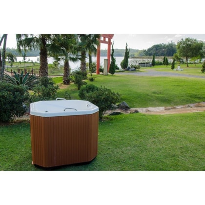 Ofurô De Gel Coat Individual Zen Gran Luxo 110x100cm Com Aquecedor Astra