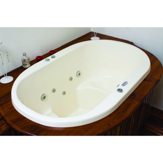 Ofurô Duplo Heatiro Premium 141x91cm Com Hidromassagem Ouro Fino - Imagem principal - 45d5dee1-85d0-4379-b5b6-97abd5aa850c