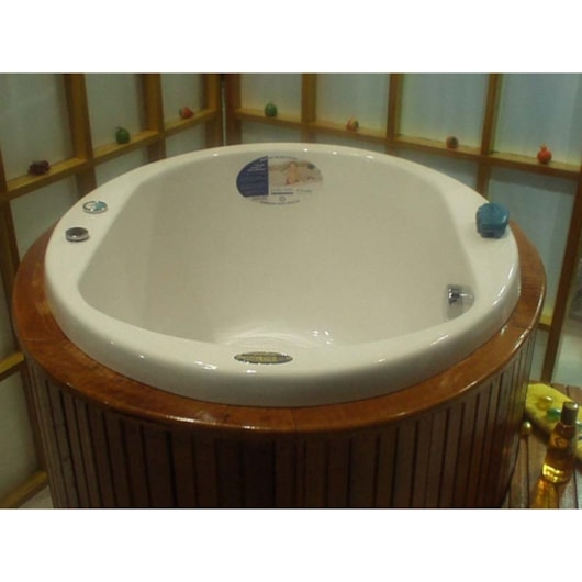 Ofurô Individual Heatiro Premium 93x83cm Com Hidromassagem Ouro Fino - Imagem principal - 30b4d1aa-07fe-4202-b0fe-d011c2da9845