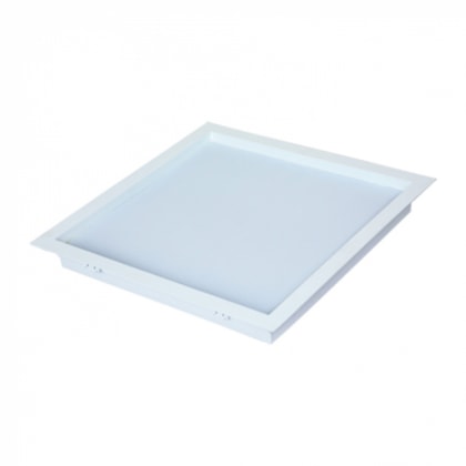 Painel De Led Comfort De Embutir 18W Quadrado Luz Branca 6500K Branco Bivolt Avant