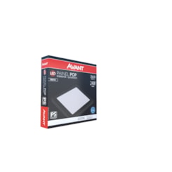 Painel De Led Pop Sobrepor 6500k 24w Bivolt Quadrado 1680 Preto Avant 30cm