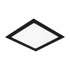 Painel Led Quadrado De Embutir 6500K Lys Preto Taschibra 18W