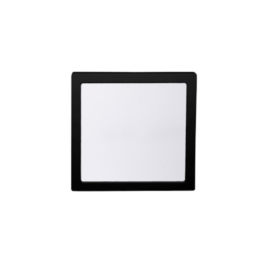 Painel Led Quadrado De Sobrepor 3000K Lys Preto Taschibra 12W - Imagem principal - 4fb8f035-48d1-4a9e-bb24-59e32044a99d