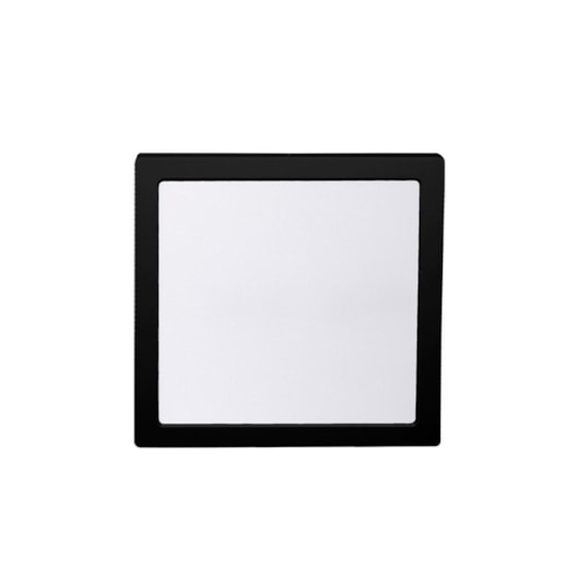 Painel Led Quadrado De Sobrepor 3000K Lys Preto Taschibra 24W - Imagem principal - c33219ac-028a-47af-86cb-b42e54cb3998