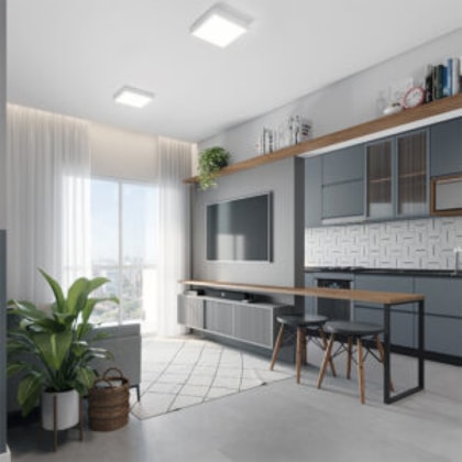 Painel Led Quadrado De Sobrepor Em Alumínio Slim 4000K Avant 30W Bivolt