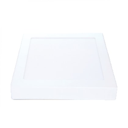 Painel Led Quadrado De Sobrepor Em Alumínio Slim 4000K Avant 30W Bivolt