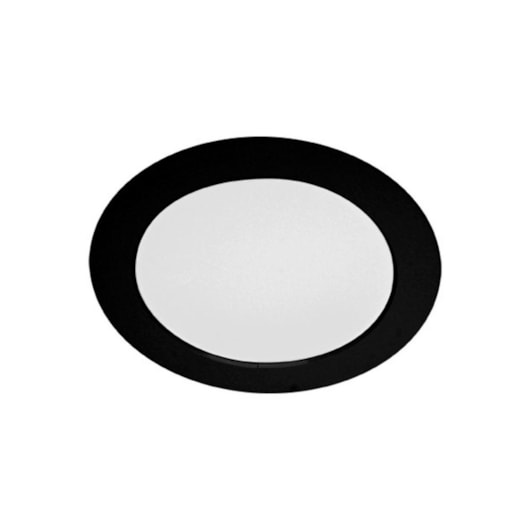 Painel Led Redondo De Embutir 3000K Lys Preto Taschibra 12W - Imagem principal - b0411408-fa7d-4bfd-8352-147cf0b2ef22