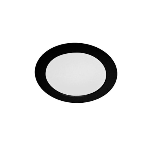 Painel Led Redondo De Embutir 3000K Lys Preto Taschibra 18W - Imagem principal - 2217f4be-fcd9-4a0a-a0b1-f25e80dfe8a1