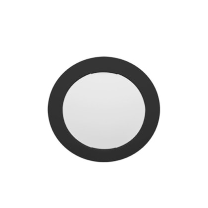 Painel Led Redondo De Sobrepor 6500K Lys Preto Taschibra 12W