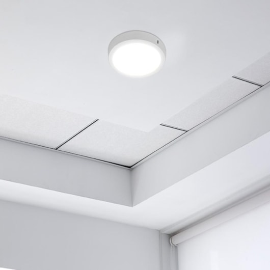 Painel Led Sobrepor Redondo Lys 6500K Branco Taschibra 18W - Imagem principal - de93d911-af89-4d7b-a4a5-9e791f5831d3