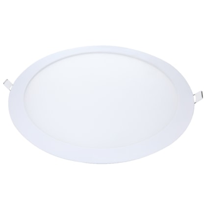 Painel Pop LED De Embuti Redondo Luz Branca 6500K Bivolt Avant 30cm 24W