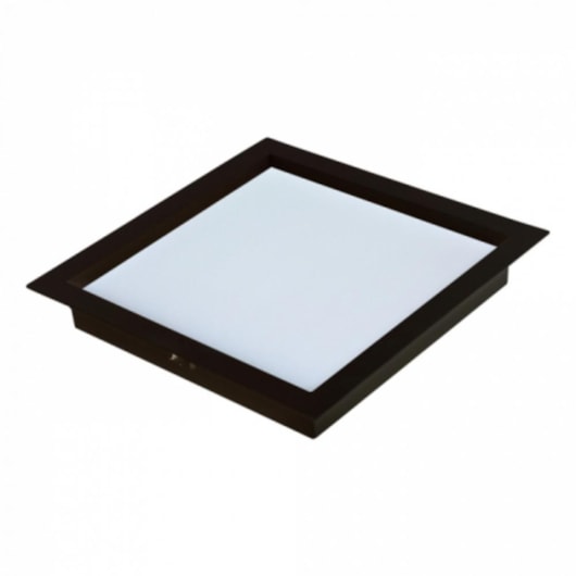 Painel Pop Led De Sobrepor 18w Quadrado 22 Preto Luz Amarela 3000k Avant - Imagem principal - c0ef365d-3d3d-49cd-9bec-3a74871a5706