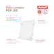 Painel Pop LED Plafon De Embutir 30W Quadrado 40cm Luz Branca 6500K Bivolt Avant - fc50a61c-25c2-4aa7-92e5-8668da7e0316