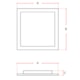 Painel Pop LED Plafon De Embutir 30W Quadrado Luz Neutra 4000K Bivolt Avant 40cm - 71301284-73a0-48b7-942f-75c057e0ff1c