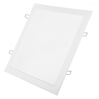 Painel Pop LED Plafon De Embutir 30W Quadrado Luz Neutra 4000K Bivolt Avant 40cm
