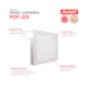 Painel Pop LED Plafon De Sobrepor 12W Quadrado 17cm Luz Amarela 3000K Bivolt Avant - d458253c-5f0d-4ba7-9dcd-68bc699eeed5