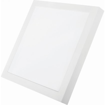 Painel Pop LED Plafon De Sobrepor 30W Quadrado 40cm Luz Amarela 3000K Bivolt Avant