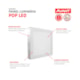 Painel Pop LED Plafon De Sobrepor Quadrado Luz Neutra 4000K Avant Bivolt 24W 30cm - 747fa4ab-8635-4115-b008-1bfaa8062f7f