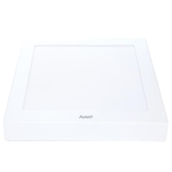 Painel Pop LED Plafon Inteligente de Sobrepor Smart Wi-Fi NEO 18W Quadrado 22cm Luz Dimerizavel Amarela-Branca Bivolt Avant