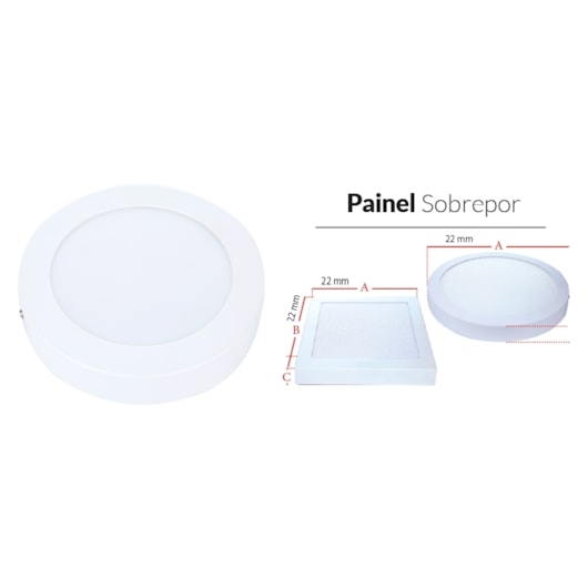 Painel Pop LED Plafon Inteligente de Sobrepor Smart Wi-Fi NEO 24W Redondo 30cm Luz Dimerizavel Amarela-Branca Bivolt Avant - Imagem principal - 7f999071-91a9-4885-9317-fead9fbb22f5