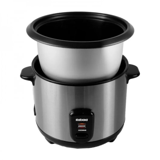 Panela de Arroz Elétrica 127V Midi Inox Itatiaia 1,5L  - Imagem principal - 81894e36-2615-4ff1-a7b4-410bfe520f5e