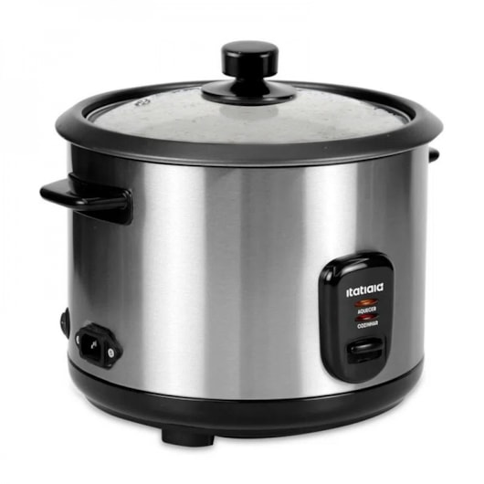 Panela de Arroz Elétrica 127V Midi Inox Itatiaia 1,5L  - Imagem principal - 81040183-2bef-4855-b6b2-7d876995bf2b