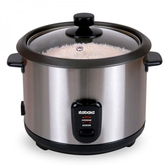 Panela de Arroz Elétrica 127V Midi Inox Itatiaia 1,5L  - Imagem principal - 1028ae35-1254-4776-95bd-db3e106b3c9e