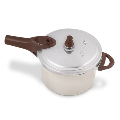 Panela de Pressão Com Indução Pressure 4,2 Litros Vanilla Brinox