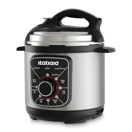 Panela De Pressão Elétrica Essencial 900W Inox Itatiaia 5l 127v - Imagem principal - 07ccd1a4-a29d-42ba-b221-8245b0cb5086