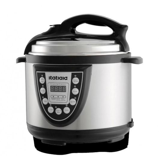 Panela De Pressão Elétrica Inox Midi Itatiaia 5L 127V - Imagem principal - 27ece3cf-4035-45ff-af21-36ef63b385bd