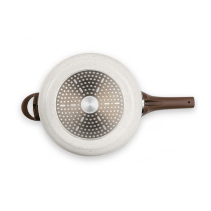 Panela De Pressão Pressure 6,8L Ceramic Life Com Fundo De Indução Antiaderente Brinox