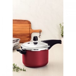 Panela De Pressão Vancouver Vermelho Tramontina 20Cm 4,5L