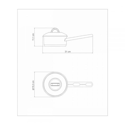 Panela Em Inox Solar Com Tampa Tramontina 1,1L - Imagem principal - 985c56e4-75fb-450d-86ad-30125fdc506e