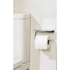 Papeleira Com Suporte Hotels Black Matte Roca