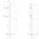 Papeleira De Chão Dupla Kr720 Branco Matte Kromma - ec6ba854-c6e8-4f0f-81e7-86e58ce94118
