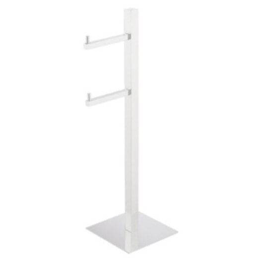 Papeleira De Chão Dupla Kr720 Branco Matte Kromma - Imagem principal - a44f5f28-fca5-41be-84b6-b78b3c5a49c9
