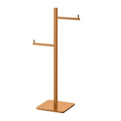 Papeleira De Piso Quadrada Com Reserva Horizontal Paris 2103 Rv115 Rosso Vecchio Fani Metais