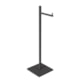 Papeleira De Piso Quadrado Simples Paris Preto Fosco Fani - c6c44d49-2f3a-4909-9a4c-28bba3ee6da5