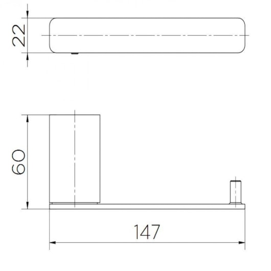 Papeleira Flat Docol Níquel Escovado - Imagem principal - 1007d7c5-cf22-4815-85f8-50ee841a39d1