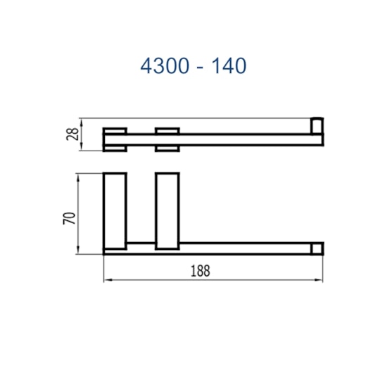 Papeleira S/ Cobertura Quartzo 4300 Bk140 Preto Fosco Fani Metais - Imagem principal - 884b6063-6c48-4a2b-bb8d-e518f86d5193