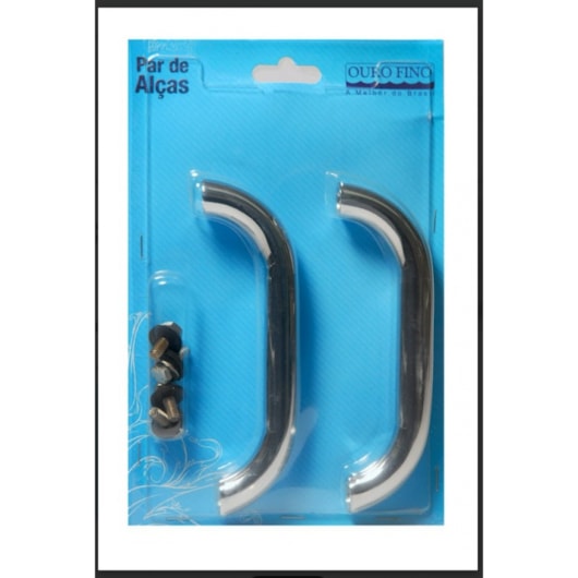 Par De Alças Em Inox Mod 01 Ouro Fino - Imagem principal - 5e03dee8-5e9d-49a0-8643-417275164b38