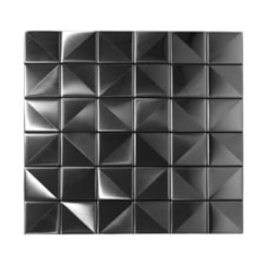 Pastilha Catavento Gravações Mecânicas Diagonais Mozaik 5x5cm