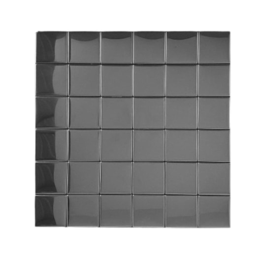 Pastilha Junta Seca Prata Polida Mozaik 5x5cm - Imagem principal - 433d1cc6-a755-4b8b-8cf4-bf75d3e6f281