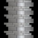 Pastilha Junta Seca Prata Polida Mozaik 5x5cm - 0f3a6175-bd31-488d-bc6e-2d35dc3669fa