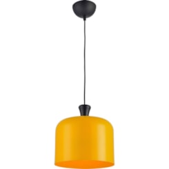 Pendente Bell Aço Amarelo Brilho 280mm Avant 1 Lâmpada E27