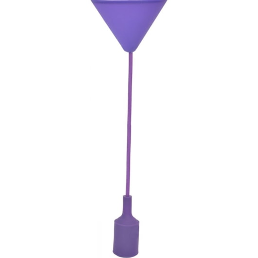 Pendente Benjamin Roxo Violeta Avant 1 Lâmpada E27 - Imagem principal - 33987258-14dc-4e13-b6ea-685f1672711d