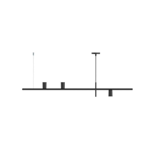 Pendente Conde 3X E27 Preto Fosco Taschibra - Imagem principal - 35438be8-5739-4a0b-addd-c3c7872c0726