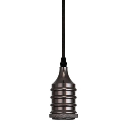 Pendente Dot Metal Wave Preto Perolado Taschibra