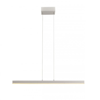 Pendente Hasta Recta  Branco Fosco Avant  2m Luz Neutra 4000k